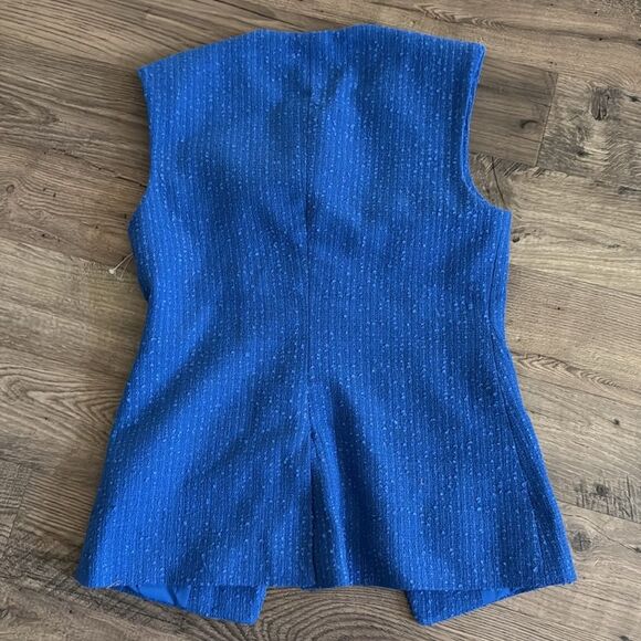 VERONICA BEARD TAMARA VEST blue COBALT SZ US 4 - Picture 5 of 5